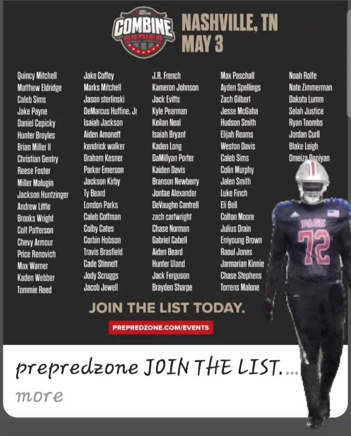 JordanCurll's tweet photo. Looking forward to competing this Saturday!
@pagefootball @wcsPHScr @Coachwolff54 @BielBryce
@CSmithScout @drew_toennies @PrepRedzoneTN https://t.co/twGy9kaYVw