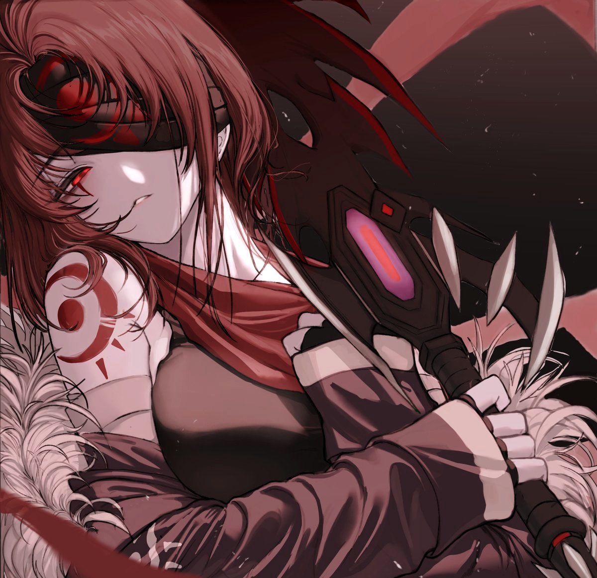 #メイプルストーリー #MapleStory #ファンアート
데미안ts-파멸의 검에 스스로를 집어넣다
'' 내 몸이 부서지는 것 따윈 아무렇지도 않아 ''
(> デミアンTS — 破滅の剣に自らを沈める)
''> この身が壊れることなんて、どうでもいい。
''