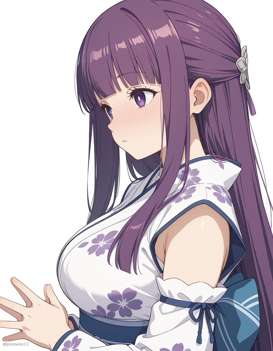 フェルン 「Fern confesses her feelings想いを告白するフェルン 」|pico wanのイラスト