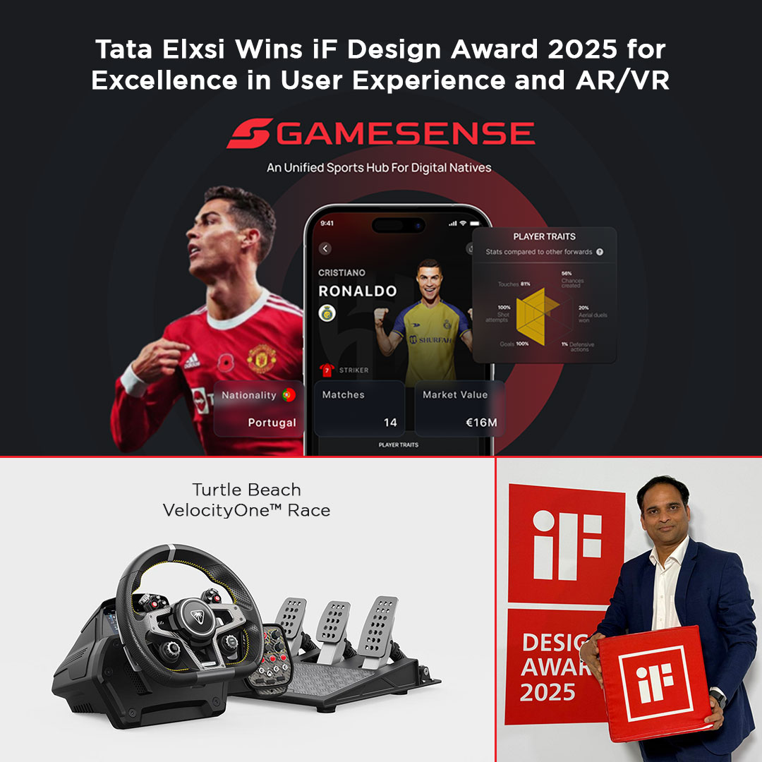 tataelxsi's tweet photo. Tata Elxsi has been awarded the prestigious iF Design Award for two of its standout innovations: VelocityOne™ Race, designed for Nasdaq-listed Turtle Beach Corporation and GameSense, developed for leading broadcasters and operators.
https://t.co/EltCKK0eTR
#tataelxsi #iFawards https://t.co/ZWbaHtuEuk