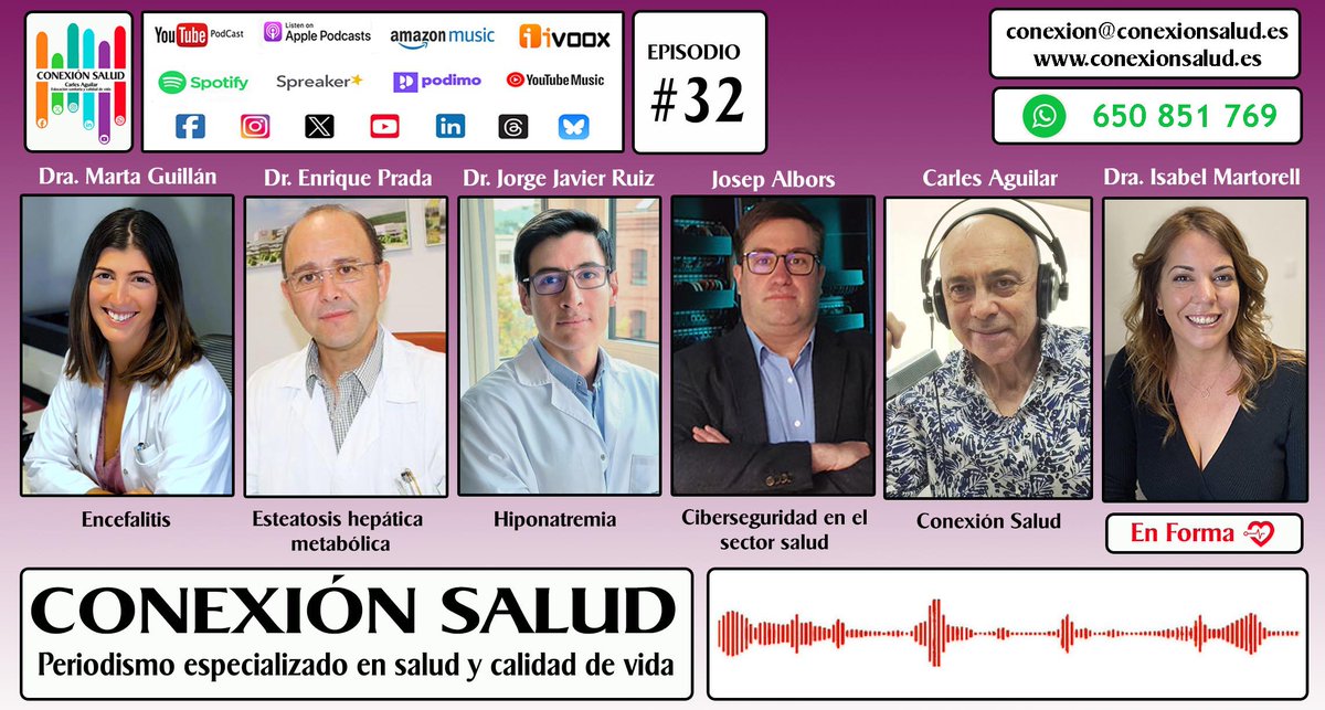 Episodio #32 - #CONEXIÓNSALUD

▶️ ▶️ bit.ly/3YkrZyq ◀️ ◀️ 

▶️ YOUTUBE PODCAST: bit.ly/3NjfWeK
▶️ SPOTIFY: bit.ly/3TZ4fOd
▶️ APPLE PODCAST: bit.ly/3TXmmE8
▶️ AMAZON MUSIC: bit.ly/3BDCF2M

#Salud
#CarlesAguilar

conexionsalud.es