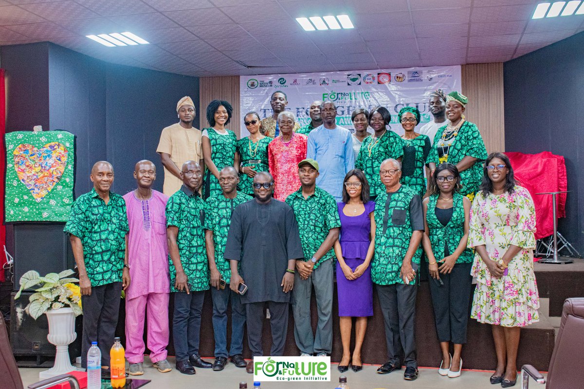 ecogreenorgng's tweet photo. #TheEcogreenClub Anniversary &amp; awards presentation in pics. Thanks to @niyiogungbade1 @Ogbeni_VICTOR @JumokeOlowoW @giftifokwe1 &amp; @Gbenjo_Abimbola on behalf of @W_Mogbonjubola HC for  environment @OYSG_MOENR . #SustainableFutures #EnvironmentalResilience #ClimateNow #1yearImpact https://t.co/L70hUG2L6F