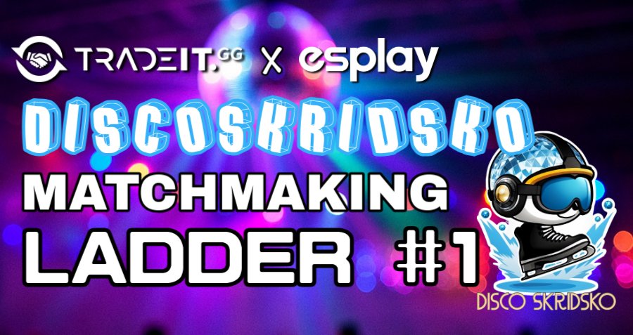 🕺💿 SKIBIDI DISCO MODE: ON 💿🕺
       DiscoSkridsko har nu sin EGEN ladder på <a href="/Esplaycom/">Esplay</a> 
       och det är full fart framåt! 

📦 Så mycket drip att till och med DiscoSkridsko 
       snubblar på isen:

💸 50 USD Tradeit
🪙 900 e-coins
🎁 10 lådor fulla med drip

        Sätt