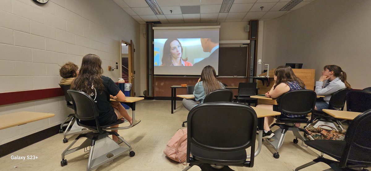 Last activity of the semester was watching a great movie: Salmon Fishing in the Yemen.