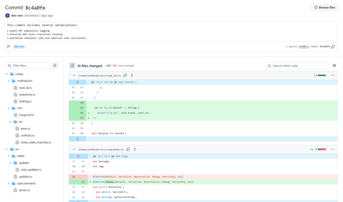 #RSM (#Runes State Machine) is cooking, #Runes 2.0 is coming

github.com/RSM-Labs/ord-R…
