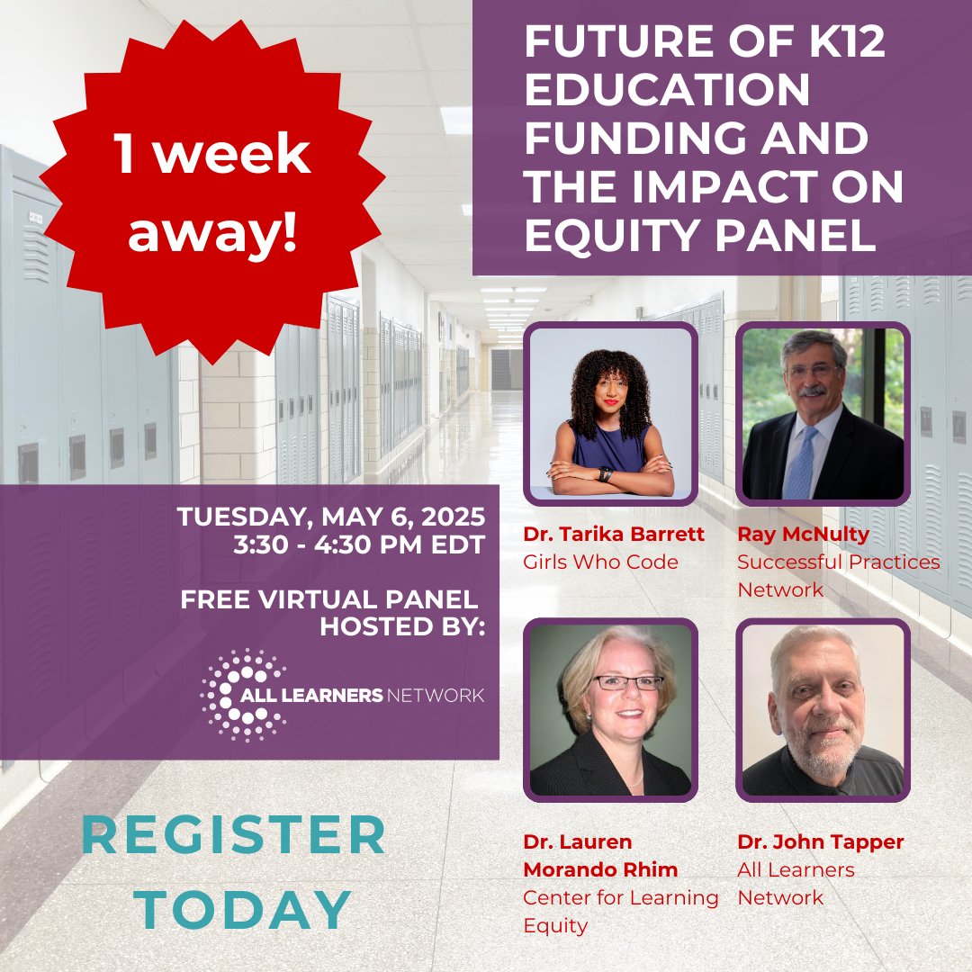 ❗Only one week left to register for this free panel!❗

Learn more and register here:
hubs.li/Q03hR6nq0