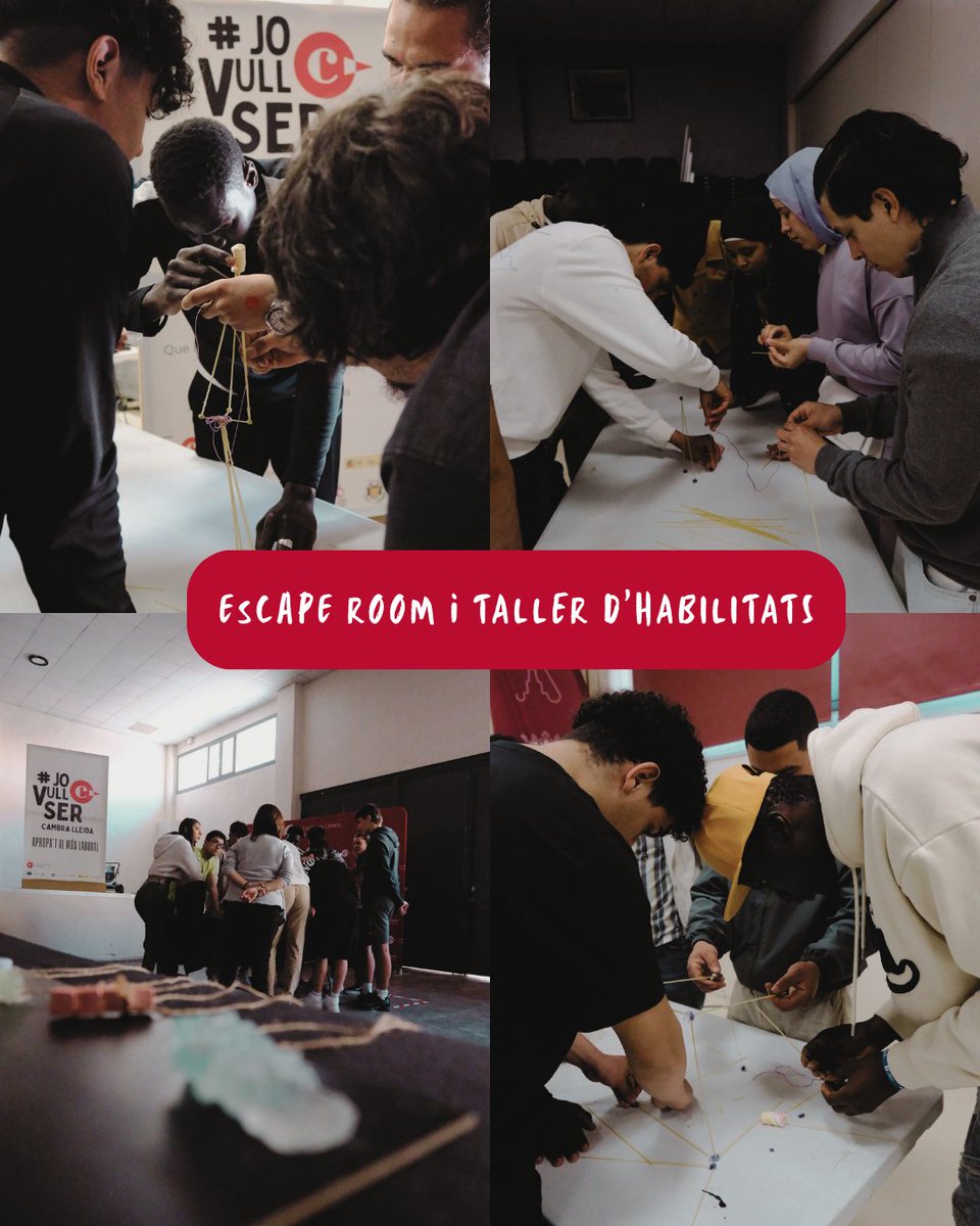 🎉 El programa #JOVULLSER de <a href="/cambralleida/">Cambra Comerç Lleida</a> i @cambralleida_jov arriba a Almenar!
Més de 100 joves han participat en Escape Rooms, tallers i una taula rodona amb empreses com TEALSA, Alier, @actelgrup i <a href="/becquelenergia/">becquel energia</a>.
🙌 Creativitat i futur laboral en acció!
#TalentoJoven