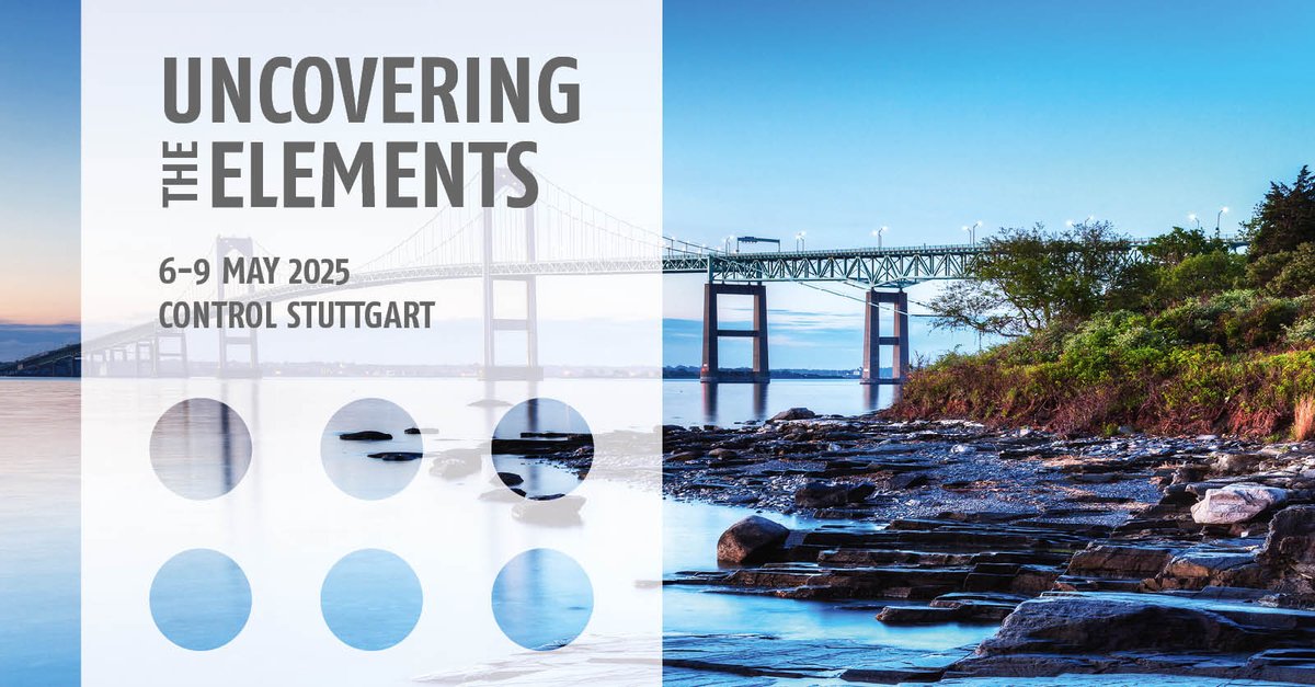 elementargroup's tweet image. See you next week at Control 2025 in Stuttgart! If you don&apos;t got a ticket yet, we are happy to invite you to our booth 9402 in hall 9. Create your ticket here: utm.guru/uifyc 

#Control2025 #qualitycontrol #metalanalysis #opticalemissionspectrometry #PMI