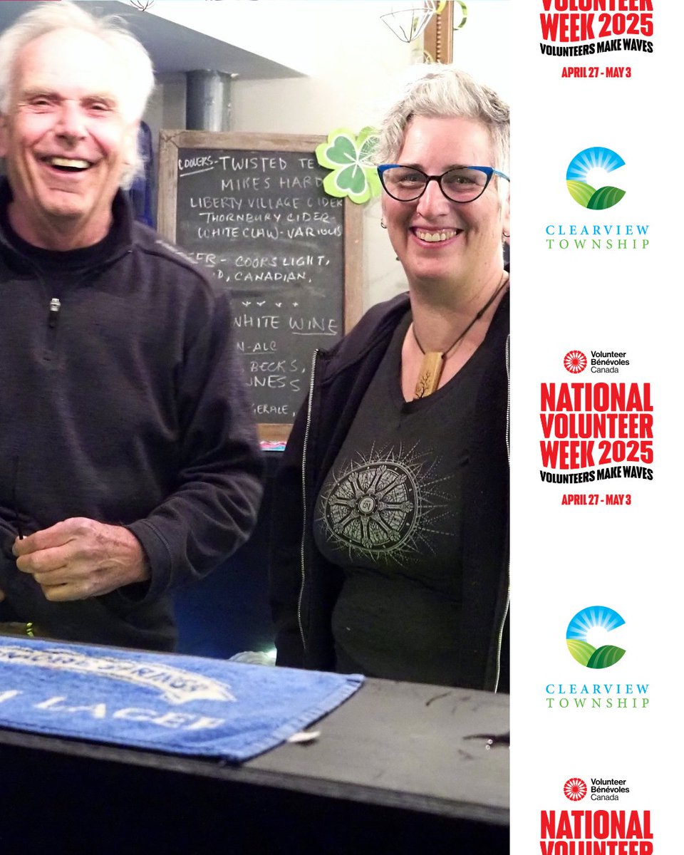 Clearview_twp's tweet image. In #Clearview, we are fortunate to have dedicated Hall Board members like those in #Dunedin enriching the community with social events. THANK YOU to the volunteers who bring us together #NVW2025 #VolunteersMakeWaves @VolunteerCanada