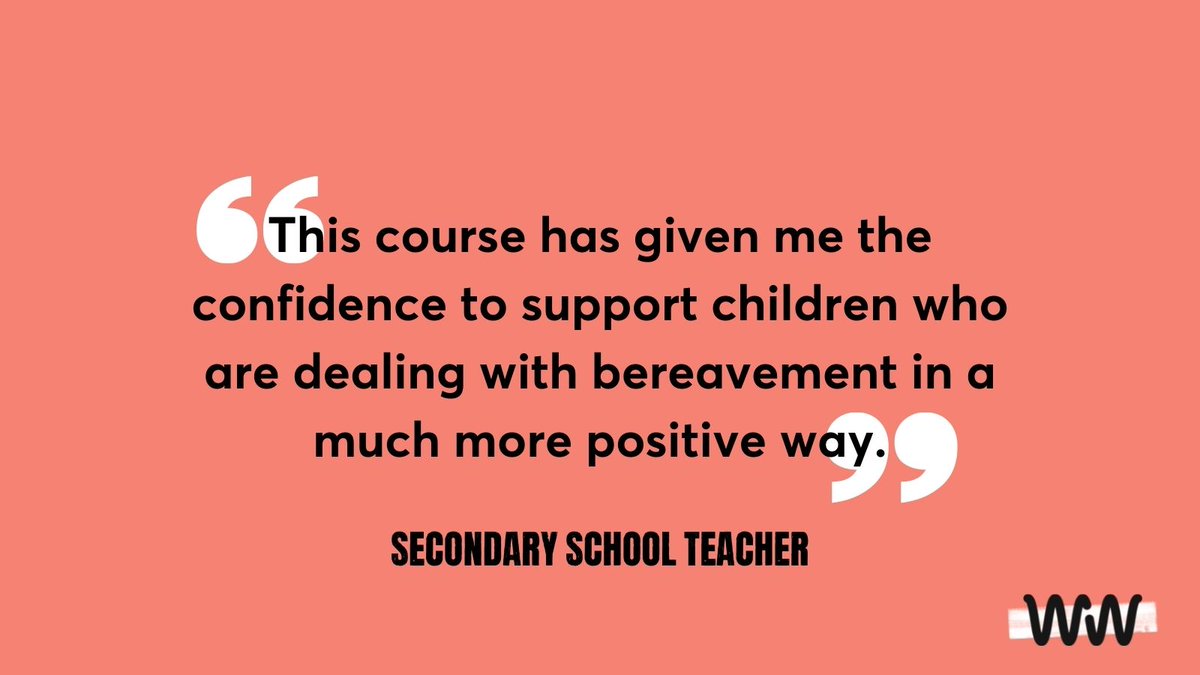 Are you a professional working with children and young people? Do you want to learn more about supporting them after a bereavement? 

Sign up to one of our training courses, from free online modules to in-depth three-day courses.

Find out more ➡️ winstonswish.org/supporting-you…