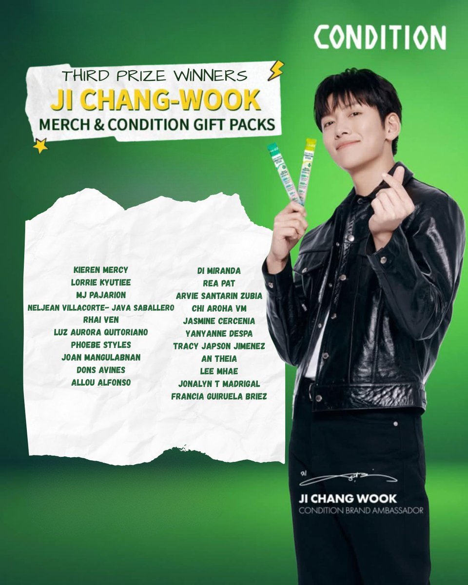 JCWPhilippines's tweet photo. Winners, please DM us on how to claim your prizes! Keep an eye out for more giveaways soon!

#JiChangWook #KolmarPH #ConditionPH #KolmarGlobal https://t.co/vzQ90rBlGp
