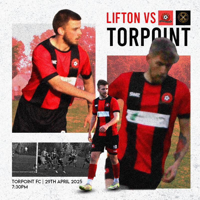 Lifton FC (@liftonfc) on Twitter photo ☀️ MATCHDAY! ⚽️
First team:
🆚 (A) Torpoint AFC
🏆 St Pirans Div 1 East
📅 Tuesday 29/4/25
📌 PL11 2RE
🕰 19:30PM
Come along and show your support!
<a href="/Cornishfootball/">Dave Deacon</a> <a href="/devoncornwallfc/">S&W Devon & E Cornwall Football</a> <a href="/NonLeagueFix/">NonLeagueFixtures</a> <a href="/PLsportsnews/">PlymouthSportsNews</a> <a href="/swsportsnews/">South West Sports News</a> ☀️ MATCHDAY! ⚽️
First team:
🆚 (A) Torpoint AFC
🏆 St Pirans Div 1 East
📅 Tuesday 29/4/25
📌 PL11 2RE
🕰 19:30PM
Come along and show your support!
<a href="/Cornishfootball/">Dave Deacon</a> <a href="/devoncornwallfc/">S&W Devon & E Cornwall Football</a> <a href="/NonLeagueFix/">NonLeagueFixtures</a> <a href="/PLsportsnews/">PlymouthSportsNews</a> <a href="/swsportsnews/">South West Sports News</a>