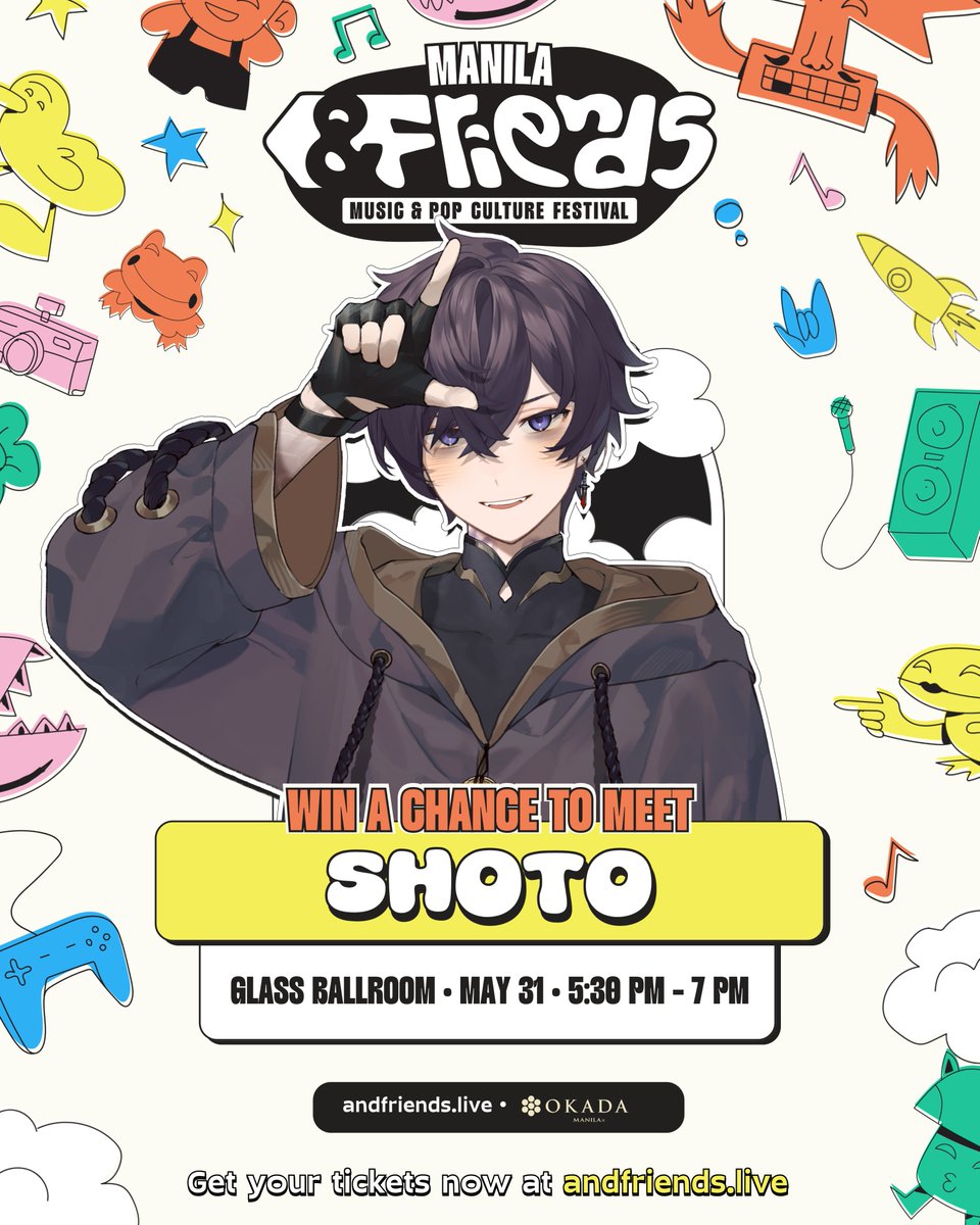 andfriendsfest's tweet photo. Want a shot at meeting this 'good boy' at #AndFriends2025? 🗡️

To enter, tag a friend on this post, and you might be one of the lucky winners of a @shxtou Meet and Greet Pass 👇 Winners will be chosen by May 6! https://t.co/af8cLoZ85w