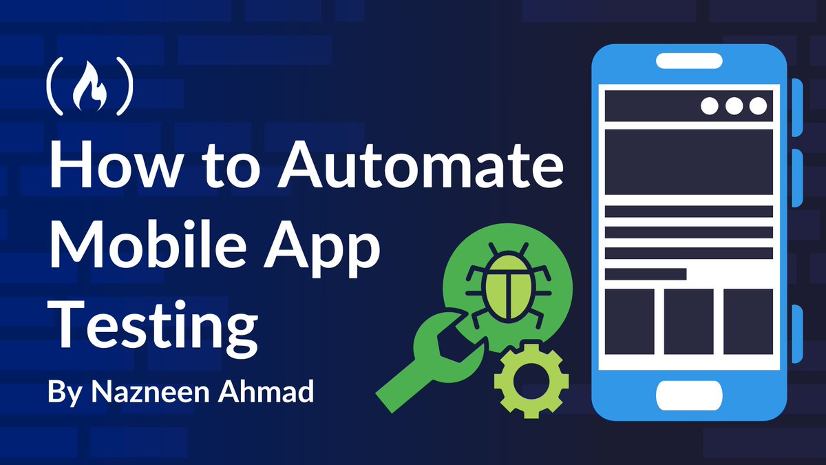 freeCodeCamp's tweet image. When you're building mobile apps, you'll want to test them thoroughly - just like you would with any apps.

And instead of doing everything manually, there are some helpful ways you can automate parts of the process.

Here, @nazneenahmd walks you through automating mobile testing…