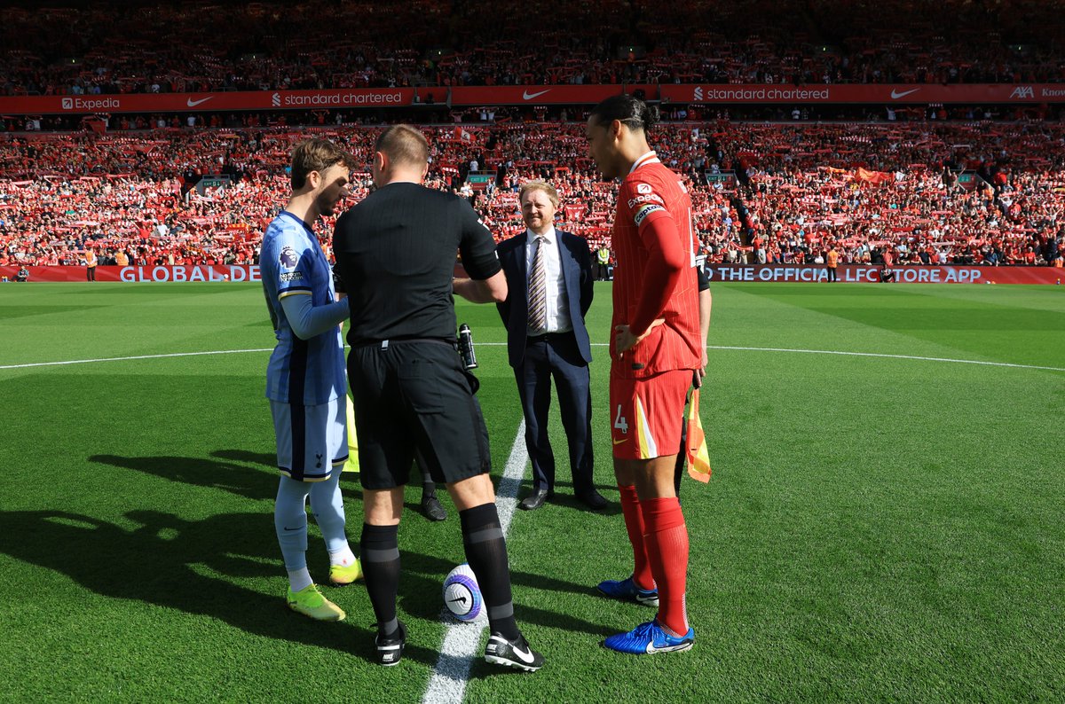 Stewart Wood (@stewartwood) on Twitter photo Still reeling from my role in delivering the coin to the referee at Anfield on Sunday & thus being directly responsible for delivering the Premier League title two hours later. #LFC Still reeling from my role in delivering the coin to the referee at Anfield on Sunday & thus being directly responsible for delivering the Premier League title two hours later. #LFC