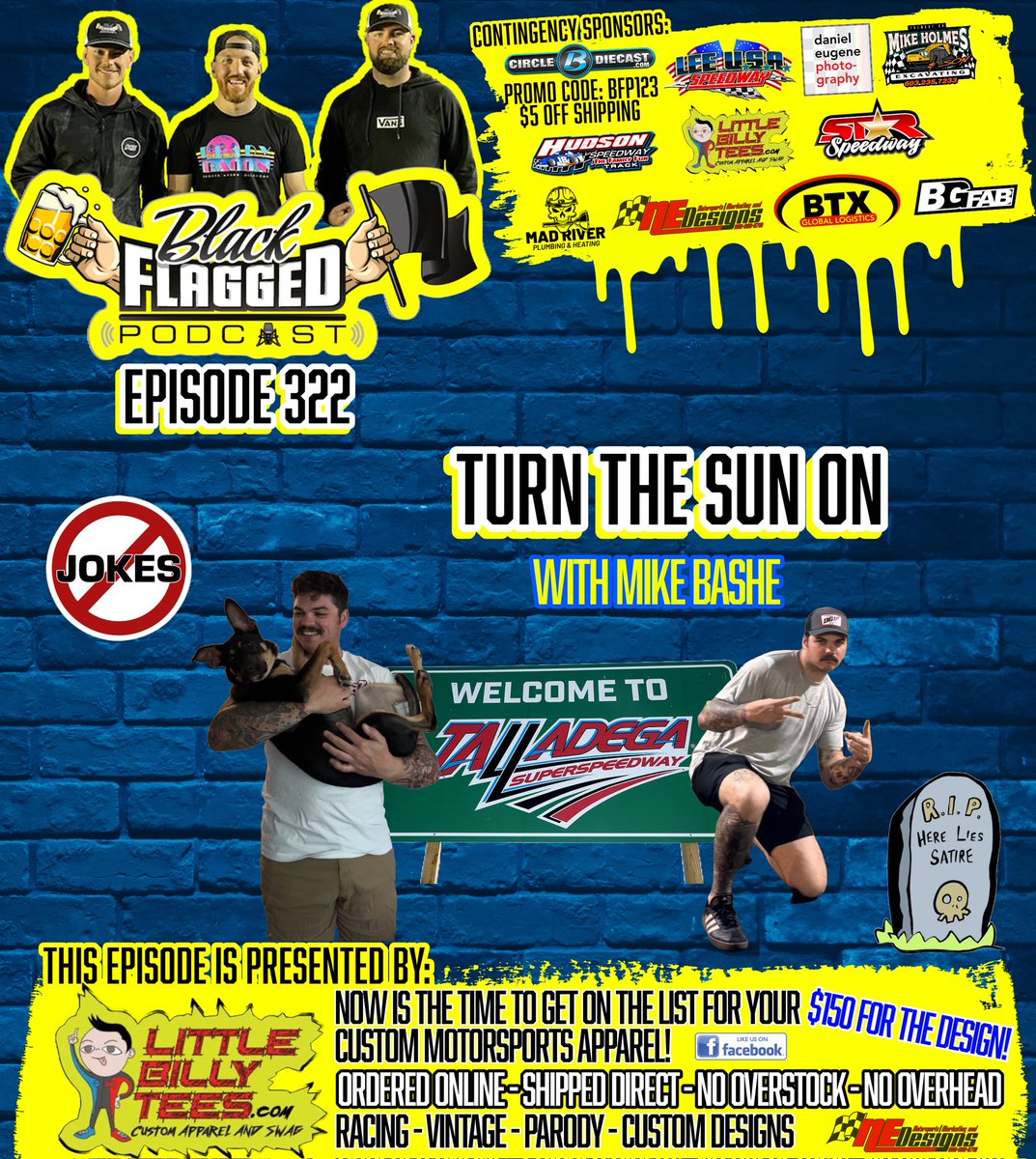 This weekend we had some rain. Then we had more rain. Lastly we had some additional rain. So we sat down and talked about the 24 hours of Stafford and had a Talladega recap from Friend of the Progrum, Mike Bashe.

This one gets silly so make sure the lane departure feature of