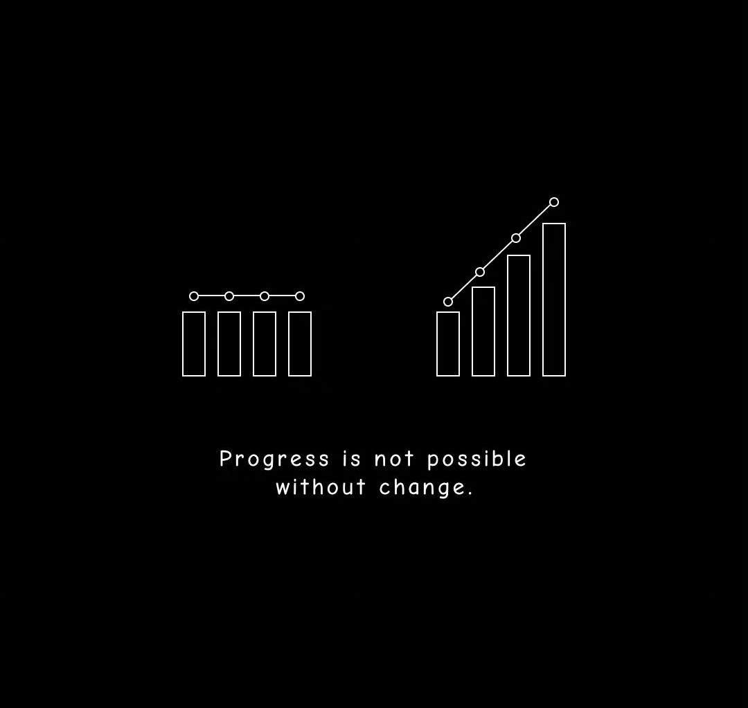 Progress is Not Possible Without Change.