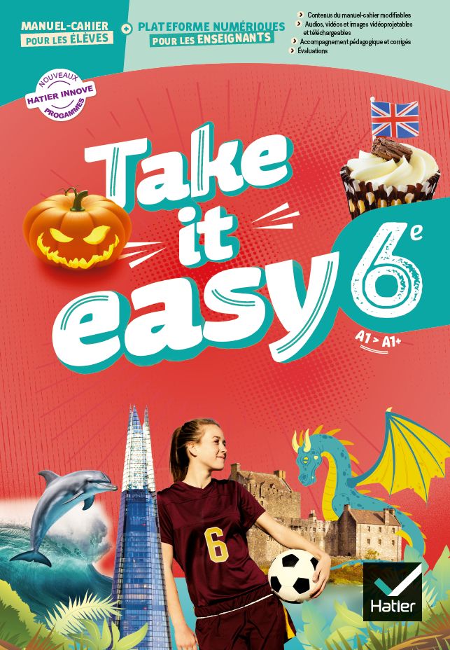 Extrêmement fier de diriger la nouvelle collection anglais collège de Hatier: Take it easy.  Une méthode accessible, qui s'applique à construire les compétences des élèves de façon progressive, car tous n'arrivent pas avec le même bagage et tous n'évoluent pas de façon homogène.