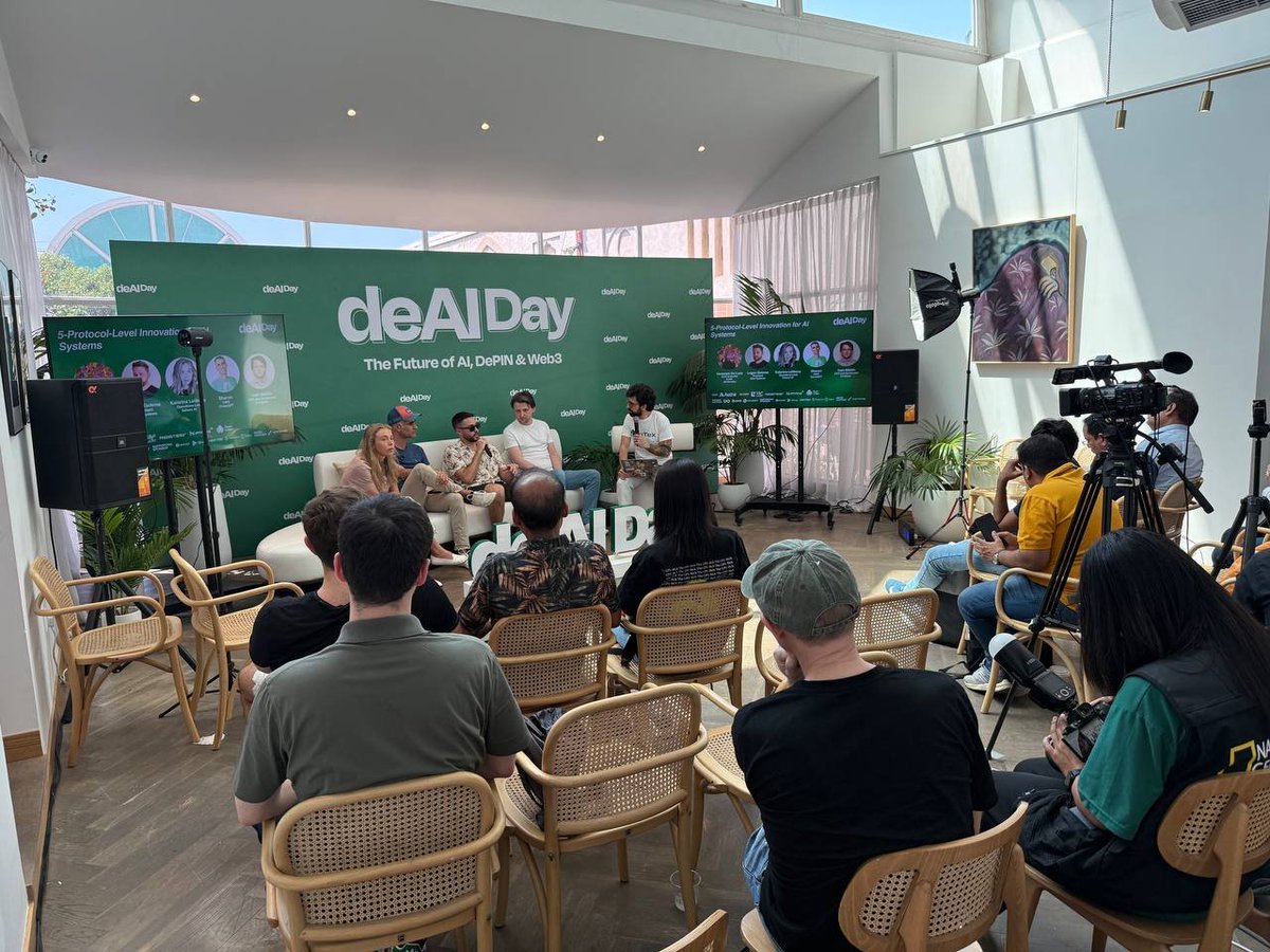 julia_b_6's tweet photo. Great vibes at #deAIDay at @token2049 in Dubai!
Loved seeing brilliant minds share insights on AI, DePIN & Web3 ๐ฅ
Was great being here, would love to come again.
@inikitin @ssciammas @MRRydon @ElangovanKamesh @dabit3 https://t.co/V18Q9tIV6O