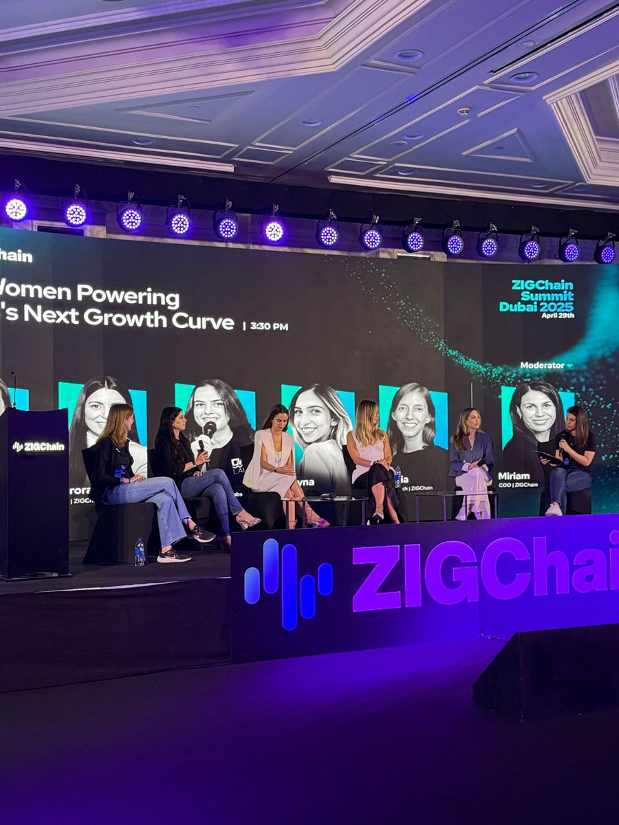 Our first panel is live at the ZIGChain Summit Dubai 2025! 🇦🇪

Tune in as industry leaders discuss sustainable growth, funding cycles, and the unique cultural perspective women bring to the decentralized movement. Join the live stream on X now! 🎥

Link: x.com/i/broadcasts/1…