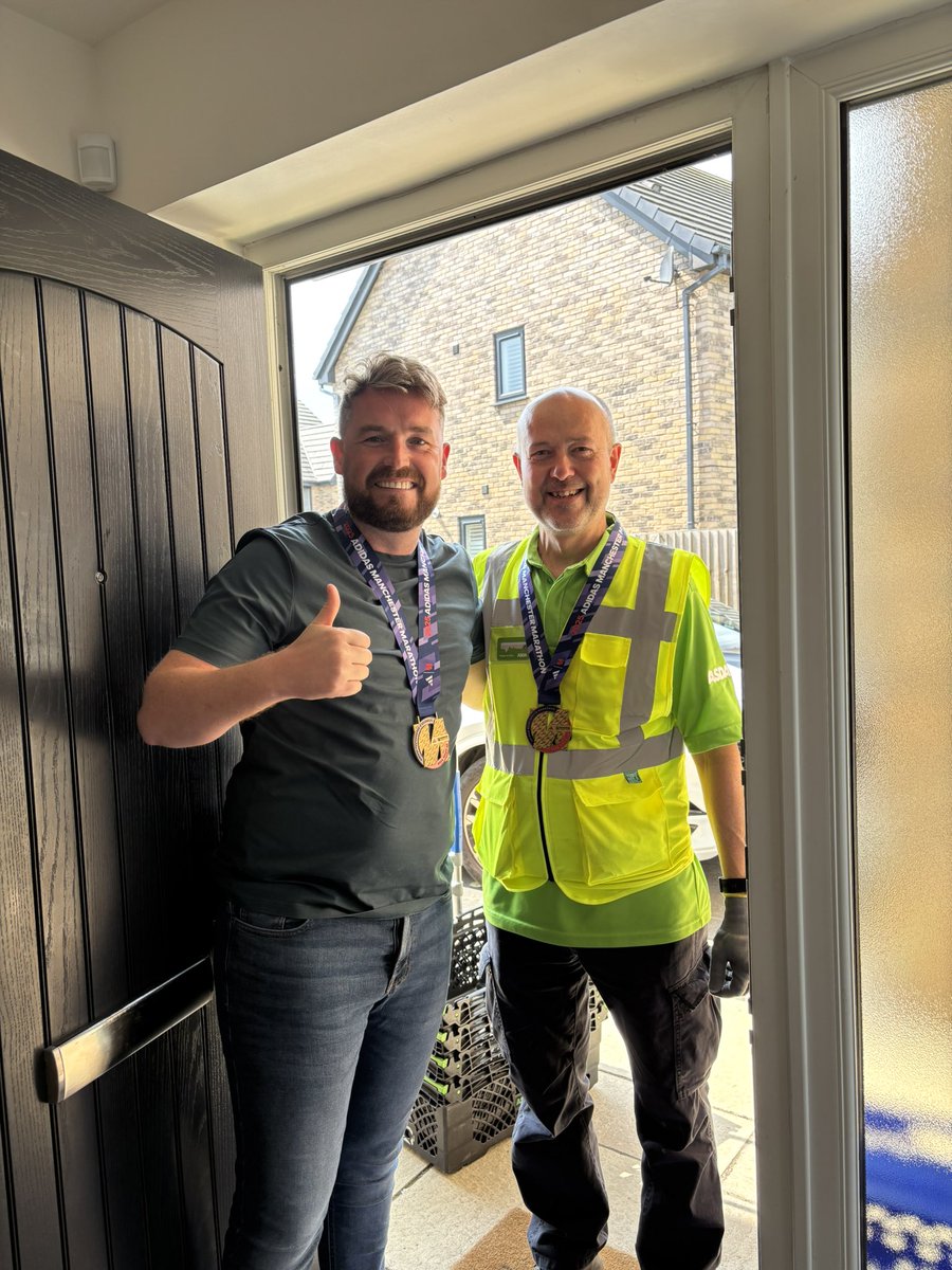 <a href="/asda/">Asda</a> give him a day off! 😃 #manchestermarathon