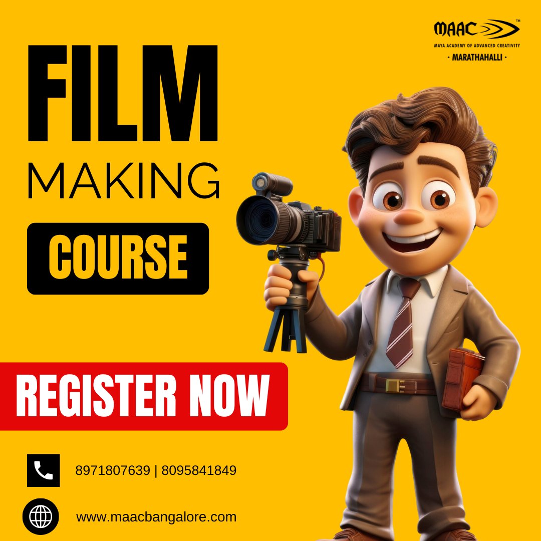 marthahallimaac's tweet photo. 🎬 Lights. Camera. Your Career Starts Here! 🎥
Our Filmmaking Course is designed to turn your passion into profession — from pre-production to final cut.

🔗 https://t.co/CCC2gz3PDm
#FilmMakingCourse #FutureFilmmaker #LearnFilmmaking #maac #maacbangalore #maacmarathahalli https://t.co/JMnx8j7eKR