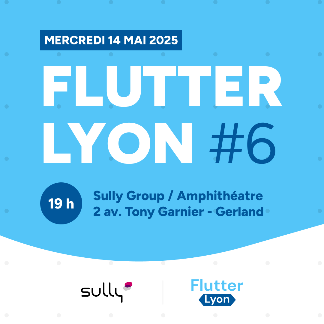 SullyGroup's tweet photo. 📣 MeetUp chez #SullyGroup organisé par #FlutterLyon !
📆 Mercredi 14 mai · à 19h00
📍 2 avenue Tony Garnier, 69007
🔎 Maxime Fankam, #SoftwareEngineer, présentera son REX sur la création & évolution de son projet #opensource
#ServicesNumériques #Lyon #FlutterDev https://t.co/2LjtHFoT71