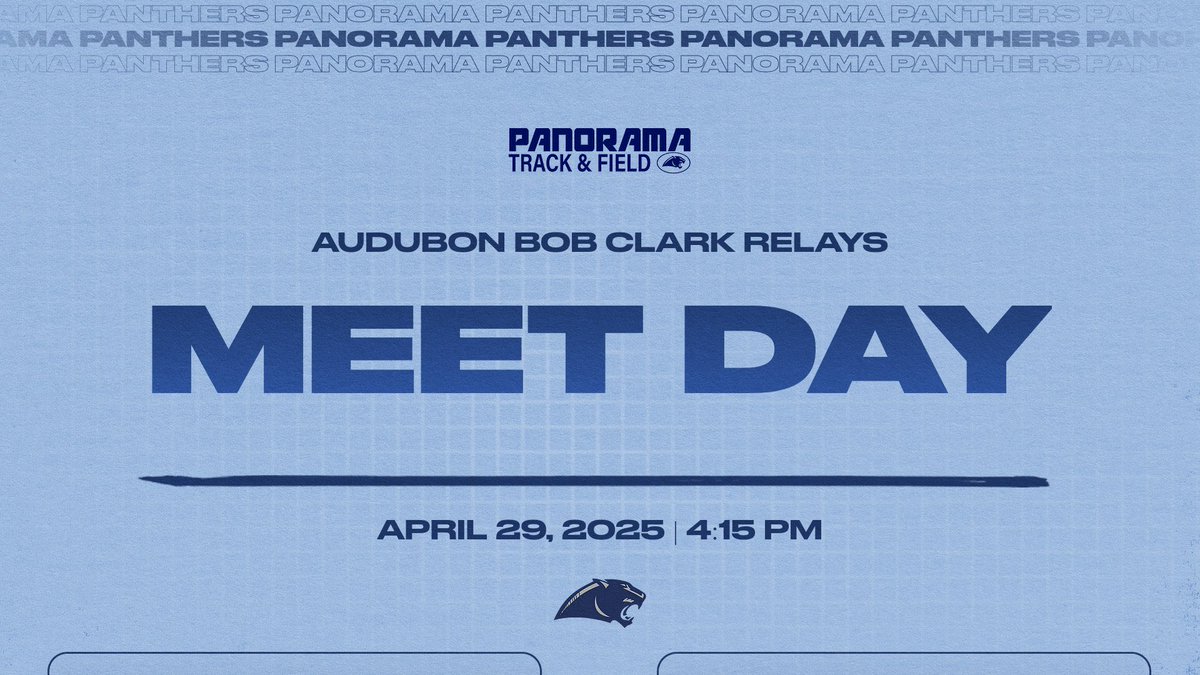 Greg Thompson (@cctfcoachthomp) on Twitter photo The Panthers will travel to Audubon to compete in the Bob Clark Relays. The field events start at 4:15 with the running events starting at 5:00. #ATE 25PantherTF <a href="/Panoramaxc_tf/">Panorama Girls Track & Field</a> <a href="/panorama_csd/">Panorama Community School District</a> The Panthers will travel to Audubon to compete in the Bob Clark Relays. The field events start at 4:15 with the running events starting at 5:00. #ATE 25PantherTF <a href="/Panoramaxc_tf/">Panorama Girls Track & Field</a> <a href="/panorama_csd/">Panorama Community School District</a>