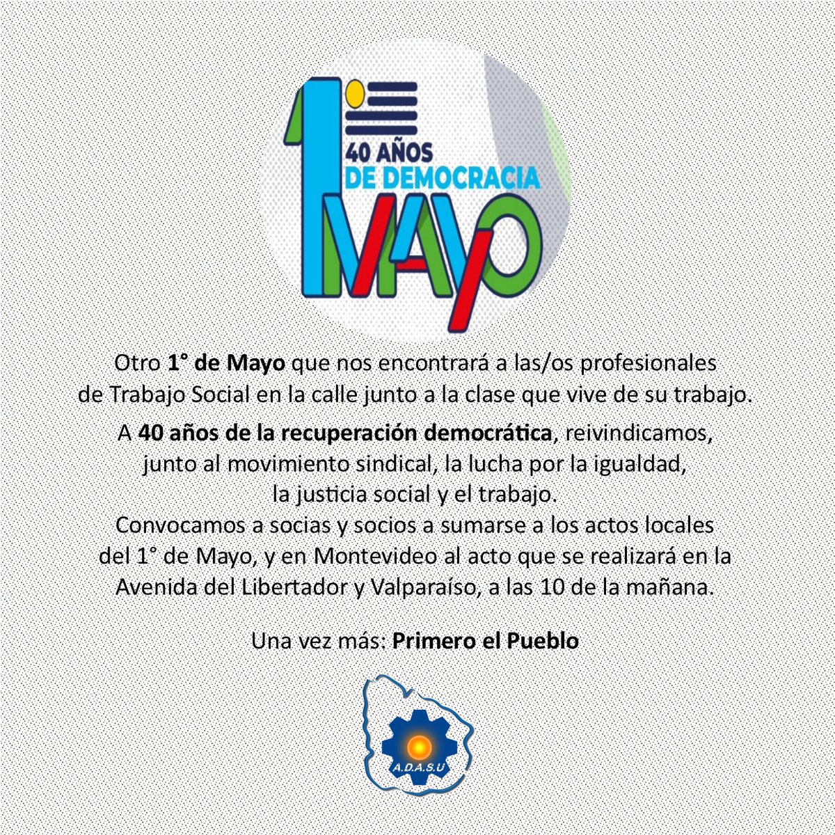 #PrimeroDeMayo
#ElPuebloPrimero
#adasupresente 
<a href="/PITCNT1/">PIT CNT</a>