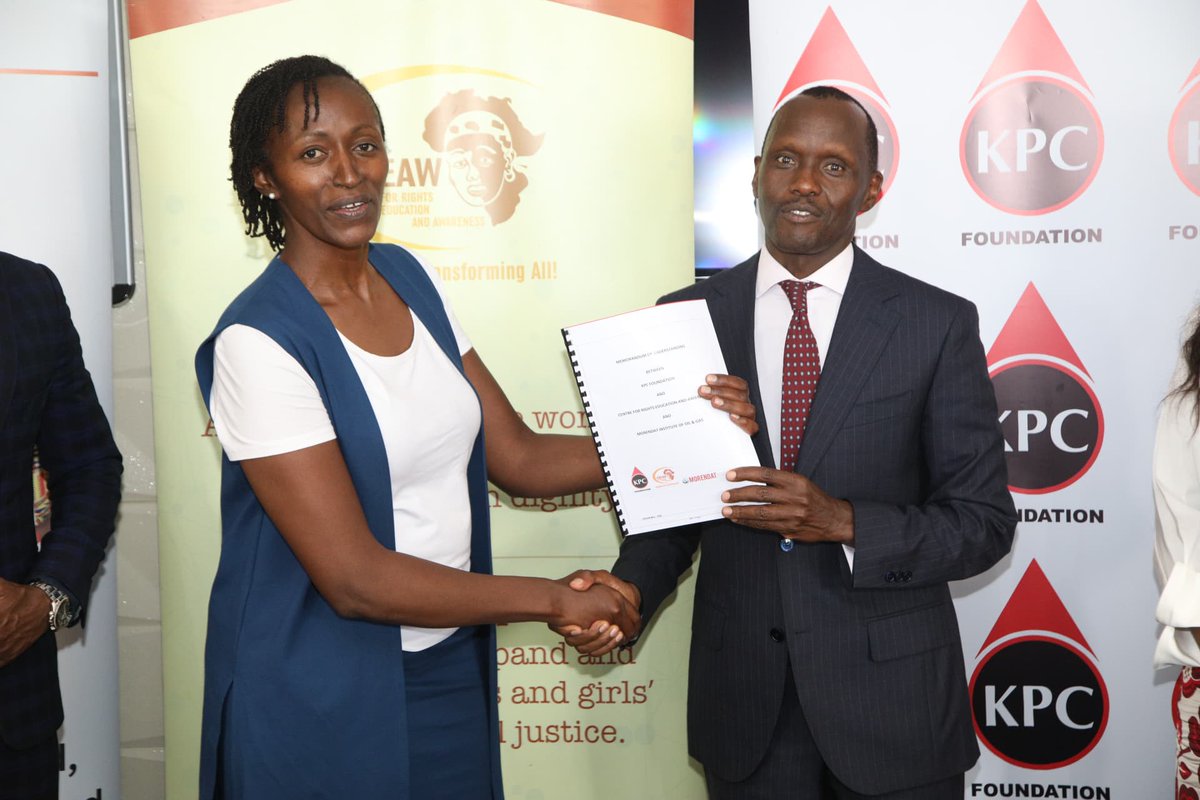 Kenya Pipeline Foundation (@kpcfoundation) on Twitter photo KPC Foundation has today signed a four-year MoU with <a href="/MorendatKE/">Morendat Kenya</a> and <a href="/CREAWKenya/">CREAW Kenya</a> to offer technical and vocational training to young female survivors of gender-based violence (GBV) in Nairobi and Mombasa Counties. <a href="/MorendatKE/">Morendat Kenya</a> will provide globally accredited, hands-on training in KPC Foundation has today signed a four-year MoU with <a href="/MorendatKE/">Morendat Kenya</a> and <a href="/CREAWKenya/">CREAW Kenya</a> to offer technical and vocational training to young female survivors of gender-based violence (GBV) in Nairobi and Mombasa Counties. <a href="/MorendatKE/">Morendat Kenya</a> will provide globally accredited, hands-on training in