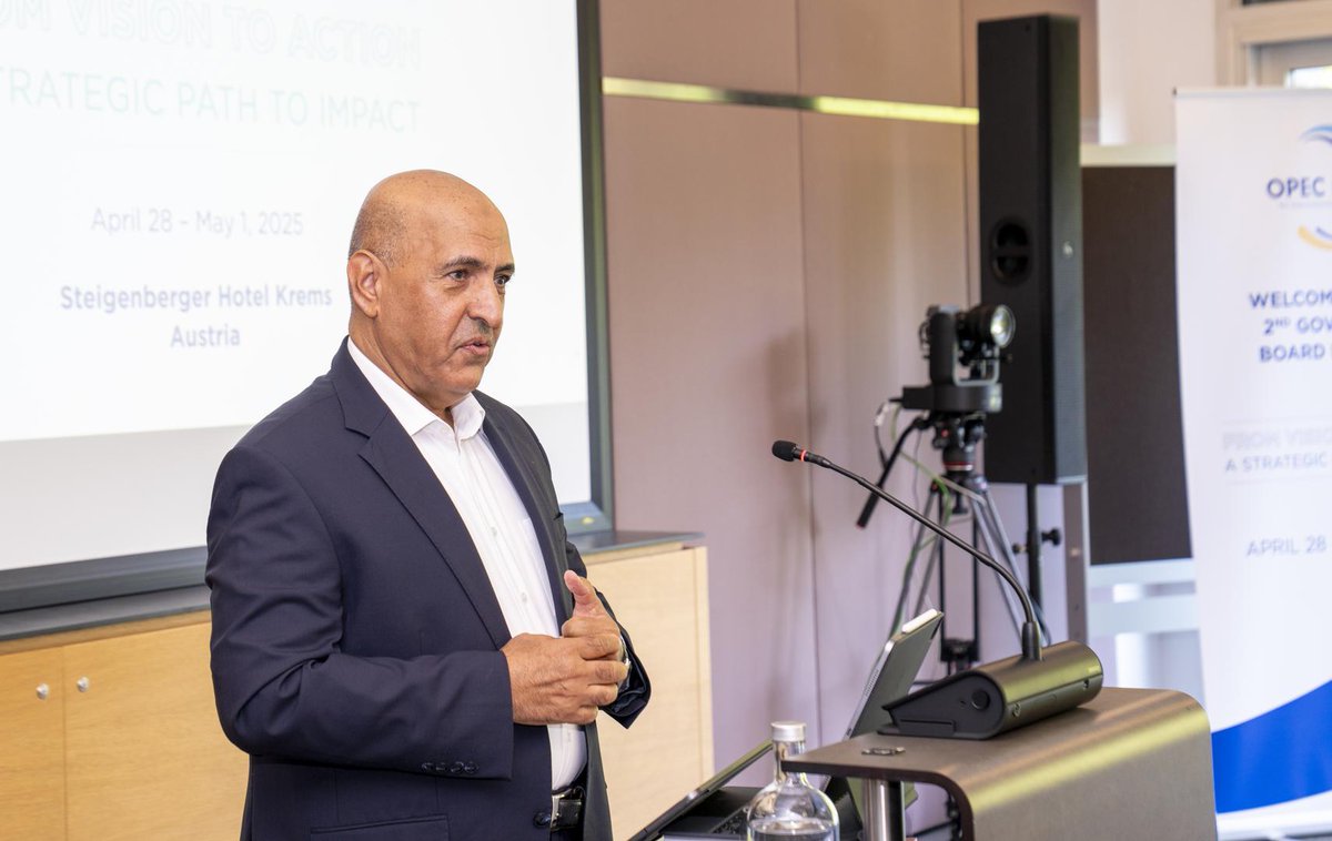 TheOPECFund's tweet image. The #OPECFund Governing Board and Senior Management are coming together this week for a retreat under the theme “From Vision to Action: A Strategic Path to Impact,” with intensive discussions on the future of #developmentfinance and the OPEC Fund’s strategic priorities. 🌍…