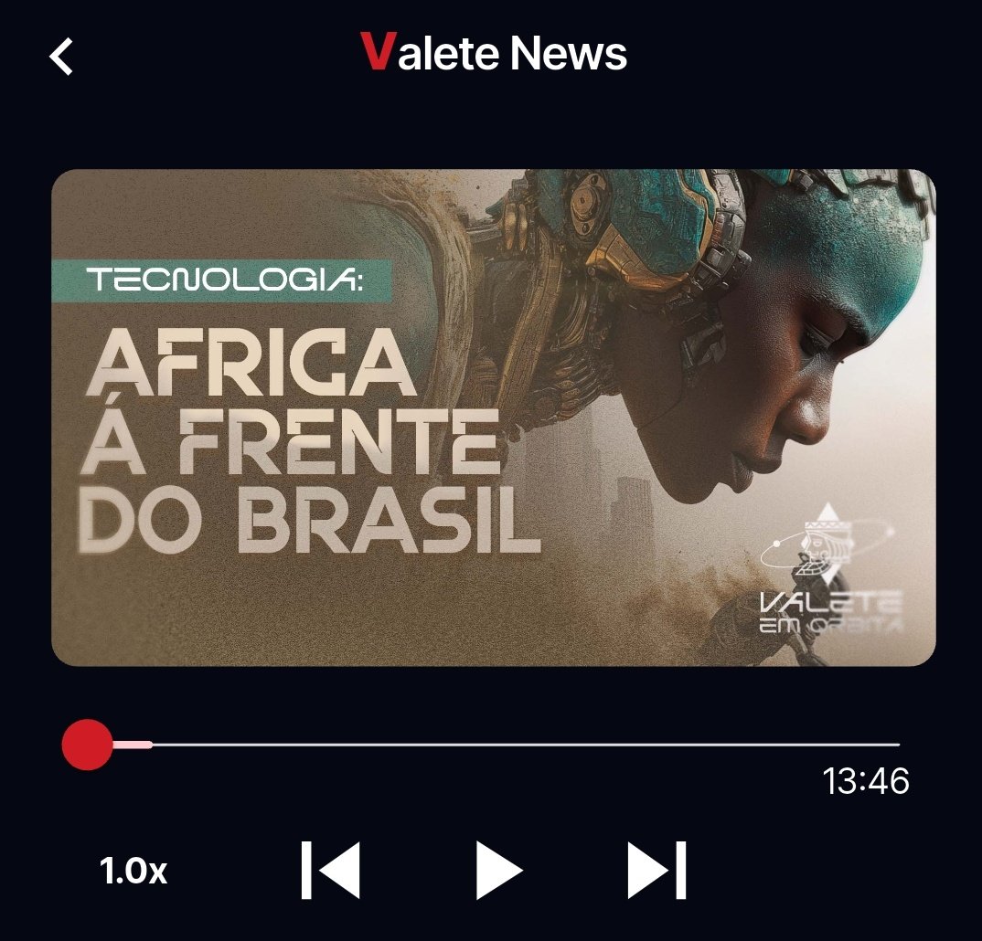 06Vidotti's tweet photo. Já Disponível no @valeteplus!!

O Brasil parado no tempo do desenvolvimento tecnológico e sendo superado pela África. https://t.co/jTUNZo6kuu