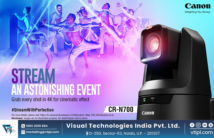 A high-end 4K PTZ remote camera which is capable of deliver superb image quality and supporting high quality video that aimed at fulfilling advanced workflows in the production market.

#canonphotography #canonvideography #Canon #canoncamera #Broadcastcamera #VTIPL