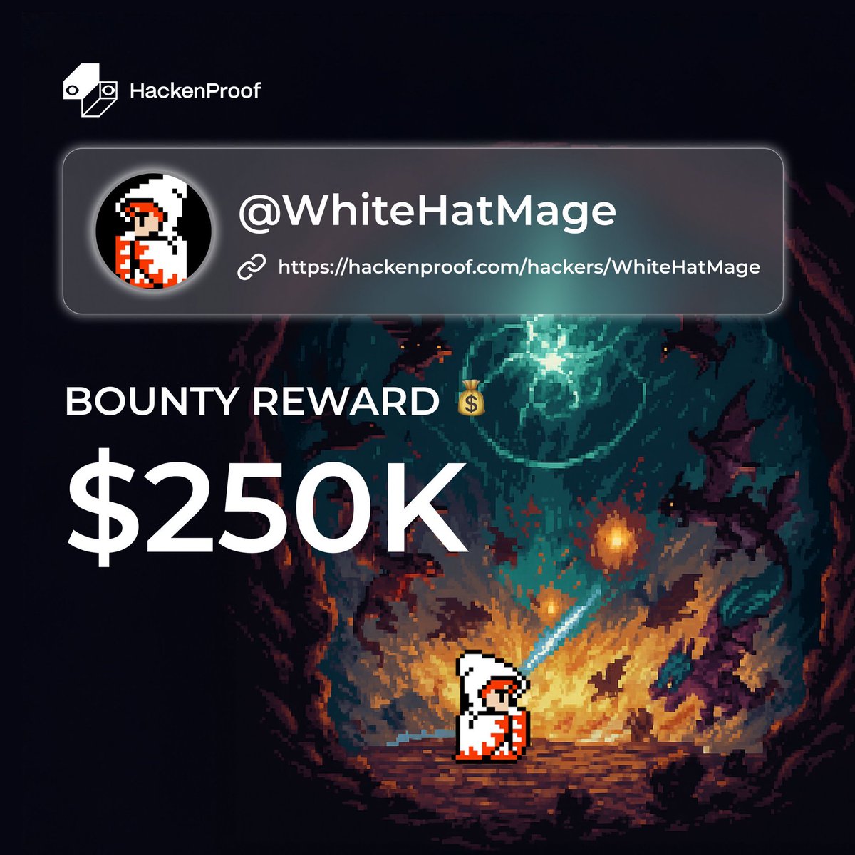 WhiteHatMage (@whitehatmage) on Twitter photo 🧙♂️Salutations, noble whitehats. I return from a perilous quest bestowed by the esteemed <a href="/HackenProof/">HackenProof</a> guild.
By my arcane prowess, the quest is fulfilled, and the bounty rightfully claimed!
The web3 realm is safe again. 🧙♂️Salutations, noble whitehats. I return from a perilous quest bestowed by the esteemed <a href="/HackenProof/">HackenProof</a> guild.
By my arcane prowess, the quest is fulfilled, and the bounty rightfully claimed!
The web3 realm is safe again.