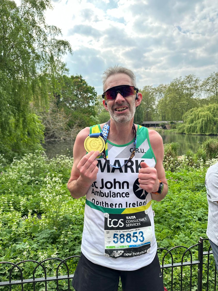 As some are aware, our cycling lead took part and finished a rather warm London marathon on Sunday. Not the best of conditions with the heat, and for many it turned into just getting to the finish line. <a href="/SJALondonCRU/">SJA London CRU</a>