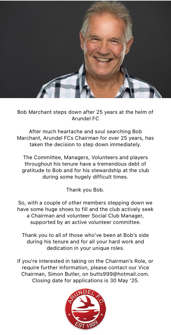 Arundel FC tweet media