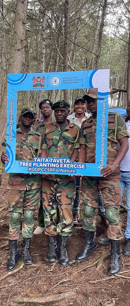 ODPC_KE's tweet photo. ODPC today joined residents of Wundanyi Constituency to plant 2,000 trees at Ngangao Indigenous Forest in Taita Taveta, as part of the ODPC's CSR initiative. 

Together, we’re contributing to the Presidential Directive on the National Tree Growing and Restoration Campaign to plant 15 billion trees by 2032.

This becomes the fourth tree planting exercise conducted since July 2024 following similar exercises in Baringo and Marsabit Counties. The Office has lined similar activities in various parts of the country to further enhance the tree planting exercise.
up

#ODPCCSRForNature