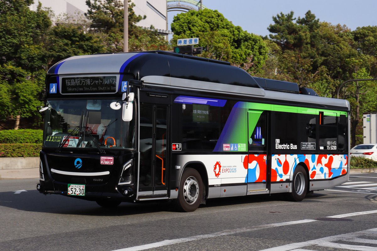 大阪シティバス 15-5230(港) 2025年式 ZAC-LV828L1 なにわ230あ52-30