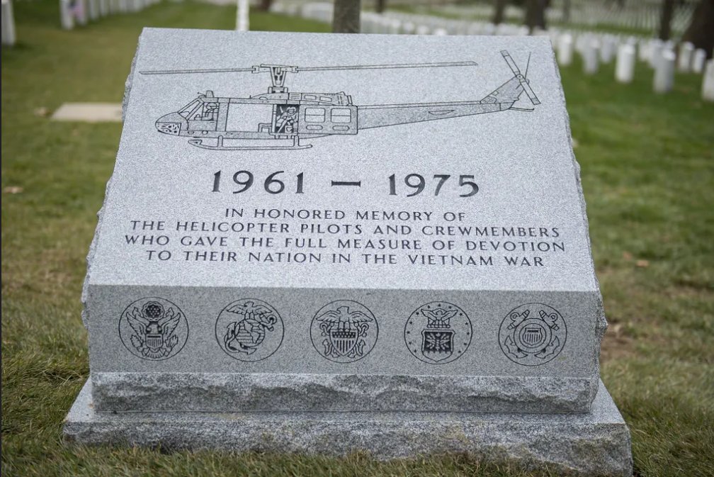 50 years ago, the Vietnam War came to an abrupt end. For nearly 24 hours starting on April 29, helicopters landed every 10 minutes on the US Embassy in Saigon, evacuating nearly 7,000 people. A memorial tree in Section 35 honors all helicopter crews during the Vietnam War.