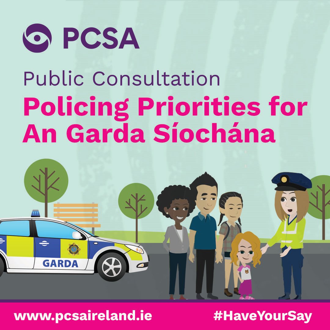 Do you want to #HaveYourSay to determine the Policing Priorities for An Garda Síochána? The Policing and Community Safety Authority wants to hear it. Follow this link to take our quick and easy consultation 👉 bit.ly/4jL2dvm #PolicingPriorites