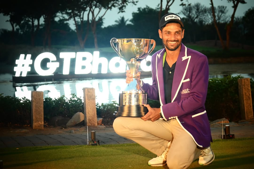 pgtofindia's tweet photo. Stills from the #KDGT2025 presentation ceremony held at the Prestige Golfshire where Angad Cheema was crowned champion🏆
#KDGT #KDGT2025 #KapilDev #IndianGolf https://t.co/XJntoNoyfM