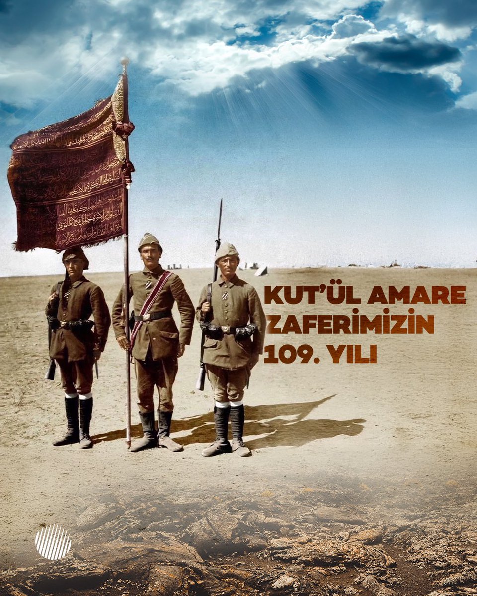 Tarihimizin en kutlu zaferlerinden, Türk Milleti’nin her koşulda mücadele gücünün kanıtı #KutülAmare’nin 109. yılında, aziz şehitlerimizi rahmet ve minnetle anıyoruz.