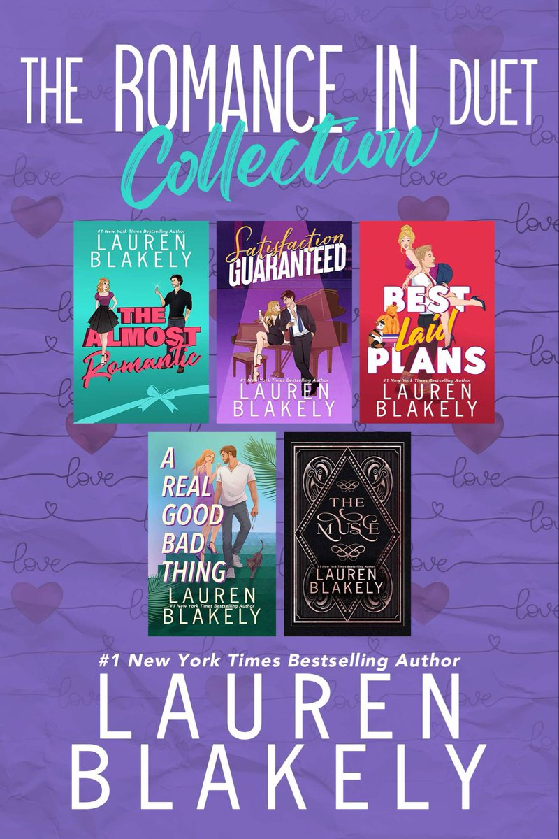 BookJunkie9's tweet photo. The Romance in Duet Collection by Lauren Blakey is live!
✦ @amazon ➜ https://t.co/I5aqNBIBNv
✦ @audible_com ➜ https://t.co/jubJTd5xxi
#NewRelease #Romance @CandiKanePR #ckprpromo https://t.co/d7gtTJn9LZ