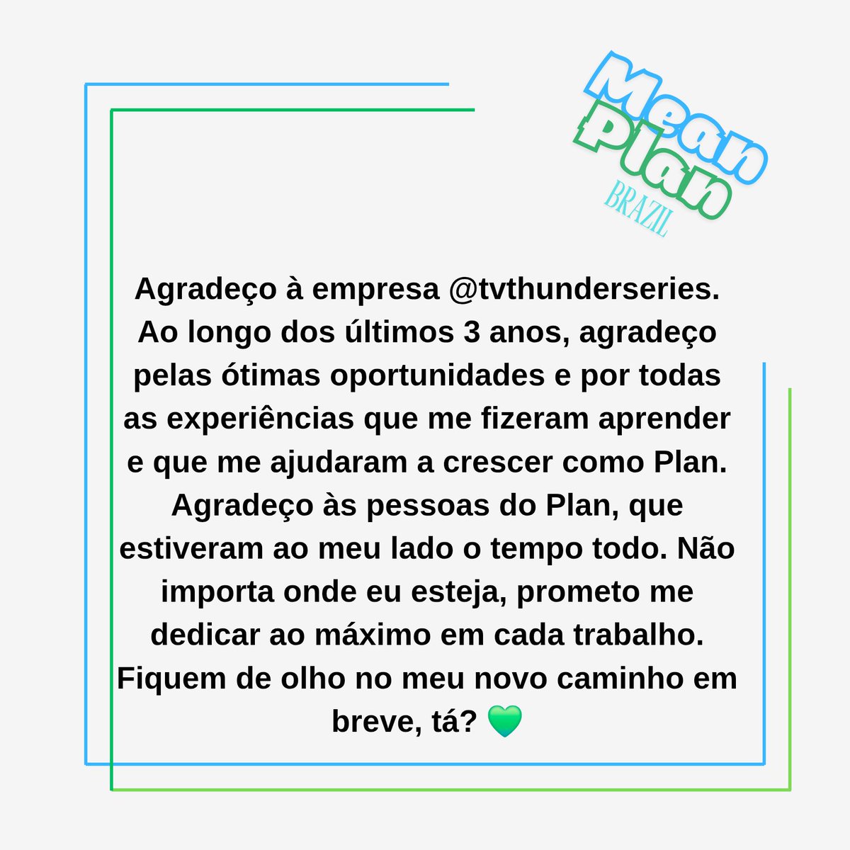 MeanPlanBR's tweet photo. [tradução PT-BR]
Confiram a tradução do tweet do Plan sobre sua saída da TV Thunder
#PlanRathavit #คนของแปลน https://t.co/xBERBZToiY