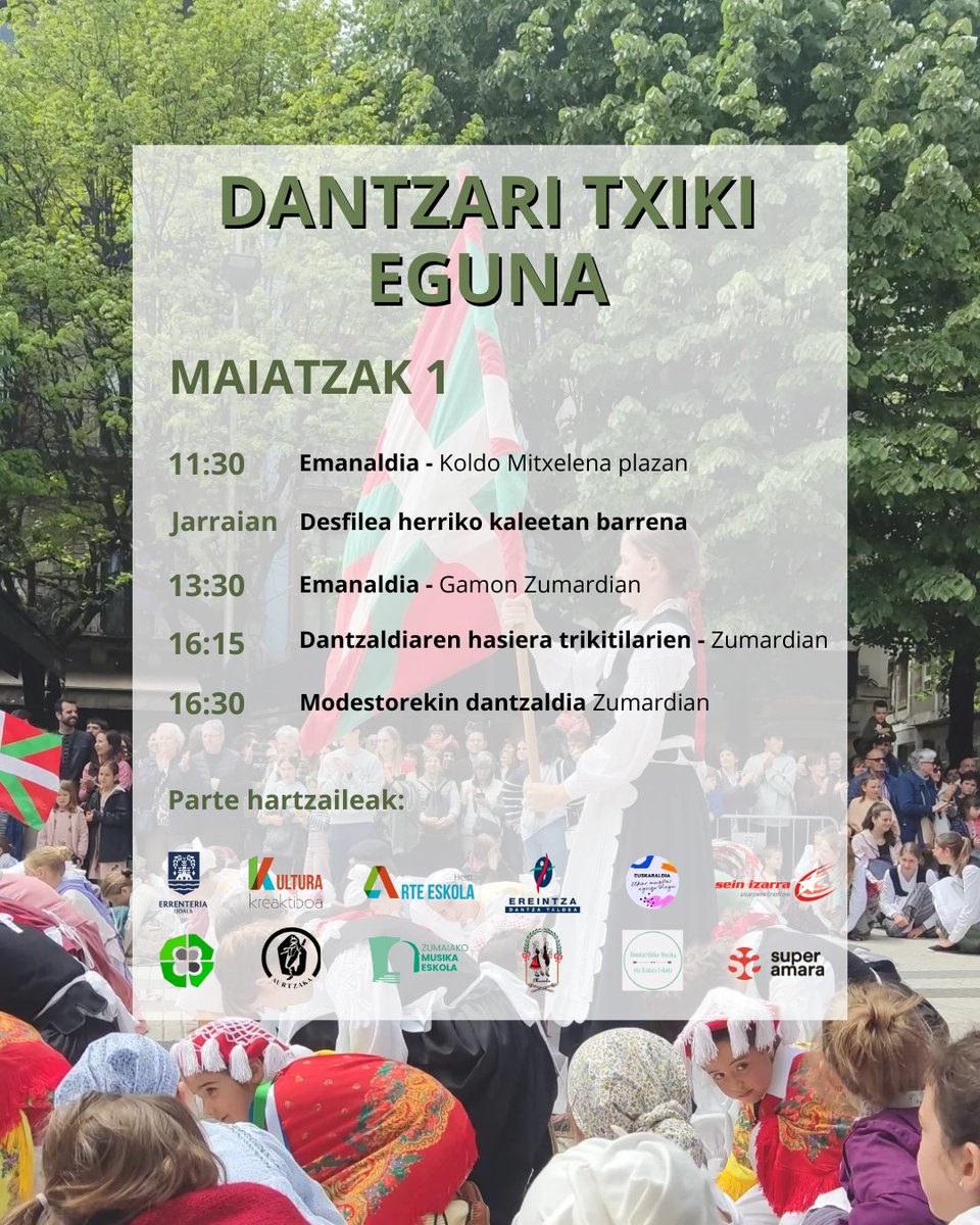 Ostegunean ospatuko dute Dantzari Txiki Eguna ow.ly/kwYI50VJCZn