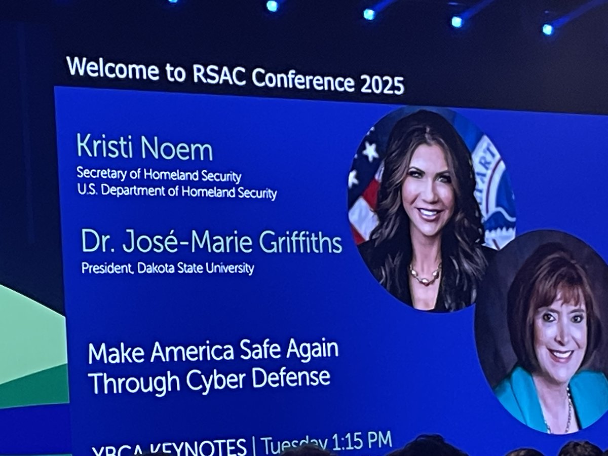 DHS Privacy Office (@dhs_priv) on Twitter photo <a href="/dhs_priv/">DHS Privacy Office</a> will be in attendance as <a href="/Sec_Neom/">Secretary Kristi Noem ✪</a> delivers today’s keynote at #RSAC2025 on Making America Safe Again through Cyber Defense. <a href="/dhs_priv/">DHS Privacy Office</a> will be in attendance as <a href="/Sec_Neom/">Secretary Kristi Noem ✪</a> delivers today’s keynote at #RSAC2025 on Making America Safe Again through Cyber Defense.