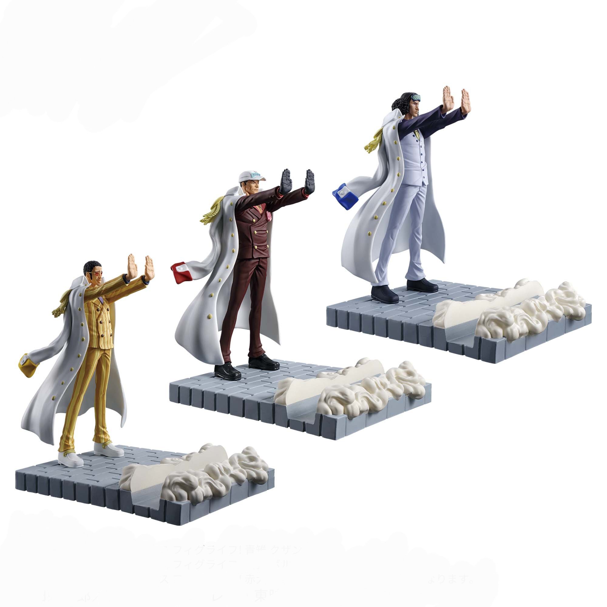 ワンピース　三大将　スマホスタンド ワンピース フィグライフ 三大将 スマホスタンド 3種6枚セット