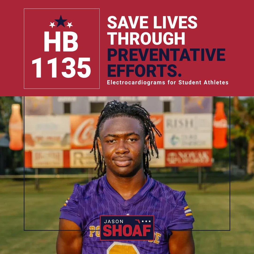 Jason Shoaf (@jasonshoaffl) on Twitter photo After we lost a student in Port St. Joe to an undiagnosed heart condition, <a href="/csime90/">Corey Simon</a> and I filed legislation requiring a simple medical evaluation for student athletes in high school. Through early prevention, we can save lives. We will always remember you, Chance. After we lost a student in Port St. Joe to an undiagnosed heart condition, <a href="/csime90/">Corey Simon</a> and I filed legislation requiring a simple medical evaluation for student athletes in high school. Through early prevention, we can save lives. We will always remember you, Chance.