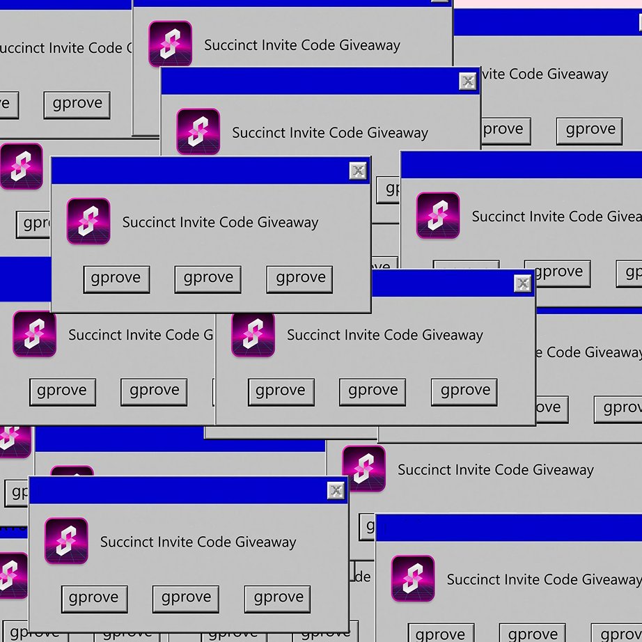 SUCCINCT TESTNET CODES GIVEAWAY 

Reply with the funniest meme about SUCCINCT 👇

Requirements (i will check it): 
▫️Follow <a href="/SuccinctLabs/">Succinct</a> and <a href="/crlazeeee/">Crláze</a> 
▫️Join Succinct discord: discord.gg/succinctlabs
▫️Quote / Retweet this post

⌛️ Results in 24H

THERE WILL BE 4 MORE CODES,