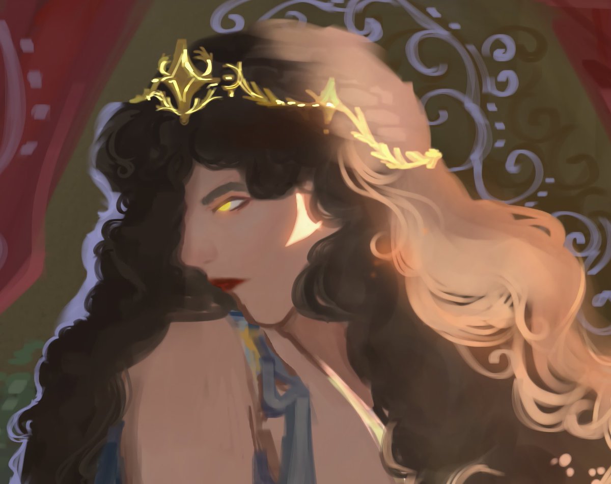 SolarisHyacinth's tweet photo. Circe: Goddess of Sorcery, Daughter of Helios
(Draw on IbisPaintX) #digitalart #epicthemusical https://t.co/lPFY1rDM87